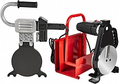 Нагреватель, торцеватель, бокс механического стыкового сварочного аппарата для пнд труб Gas Fusion Red-250V4