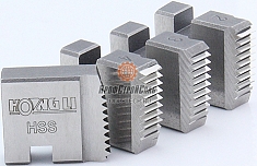 Плашки электрического резьбонарезного клуппа Hongli SQ30A 1/2"-1 1/4" BSPT R HSS