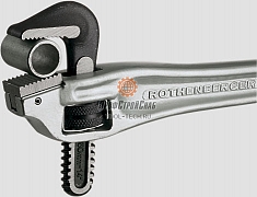 Применение алюминиевого коленчатого трубного ключа Rothenberger Offset Heavy Duty 18"